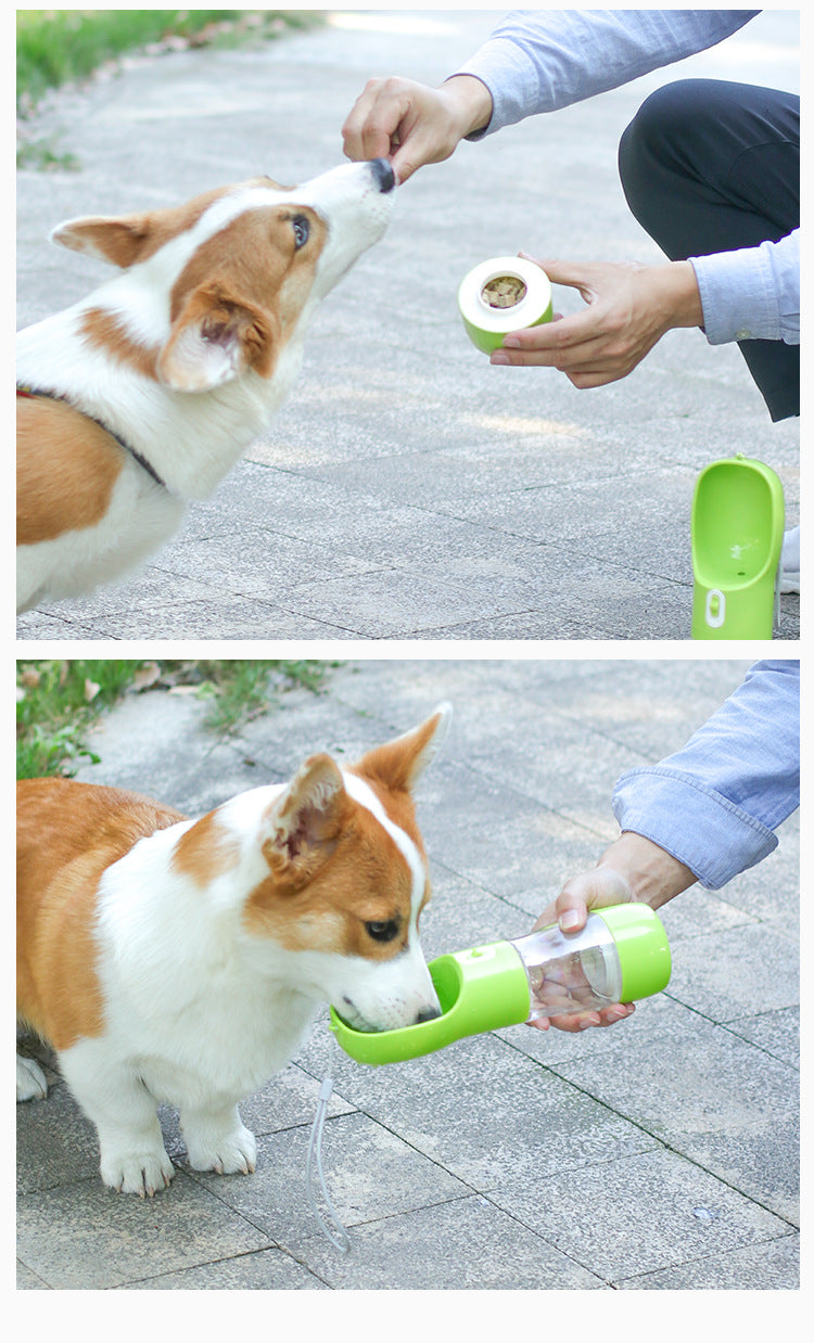 Portable Pet Food & Water Bottle