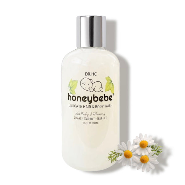 DR.HC Honeybebe' Delicate Hair & Body Wash - For Baby & Mommy (9.5 fl.oz., 280 ml)-0