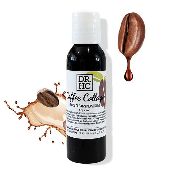 DR.HC Coffee Collagen Face Cleansing Serum (62g, 2.2oz.) (Skin brightening, Firming & Lifting, Detoxifying, Anti-acne...)-0