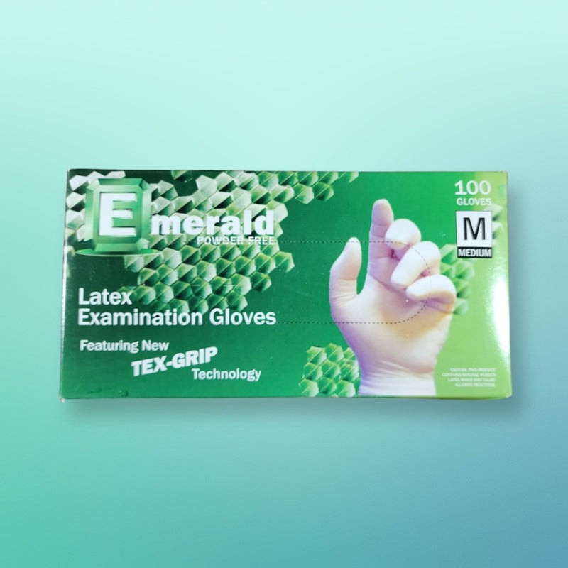 Latex Exam Gloves – 5 Mil Powder-Free - 100Count/Box 10Boxes/Case