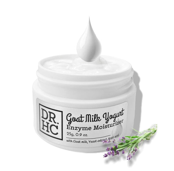 DR.HC Goat Milk Yogurt Enzyme Moisturizer (25g, 0.9oz.) (with Goat Milk, Yeast Extract, Kojic Acid) (Skin brightening, Skin Recovery, Anti-aging, Anti-acne...)-0
